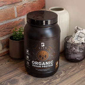 Proteína Orgánica Vegana sabor Chocolate | Sin azúcar Añadida | 3 Libras