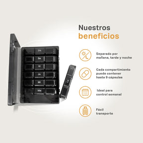Pastillero Premium B Life. Organización y Practicidad Semanal