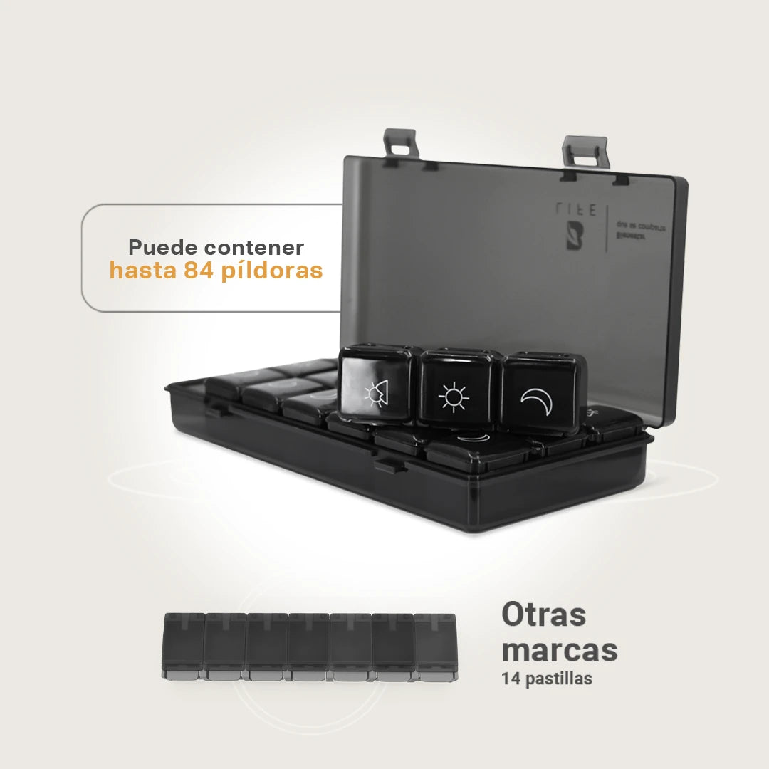 Pastillero Standard B Life. Organizador Semanal de Cápsulas