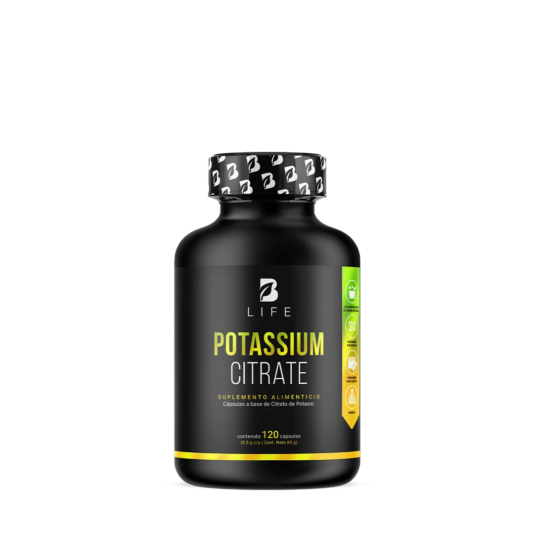 Citrato de Potasio | 800 mg de Potasio Provenientes de 1000 mg de Citrato