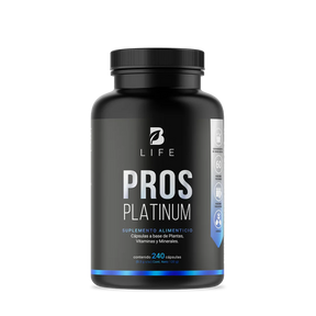 Fórmula Platinum con Ciruelo Africano, Selenio, Cúrcuma, Zinc, Semilla de Calabaza y Vitamina D3 | 2000 mg por Porción | 240 Cápsulas