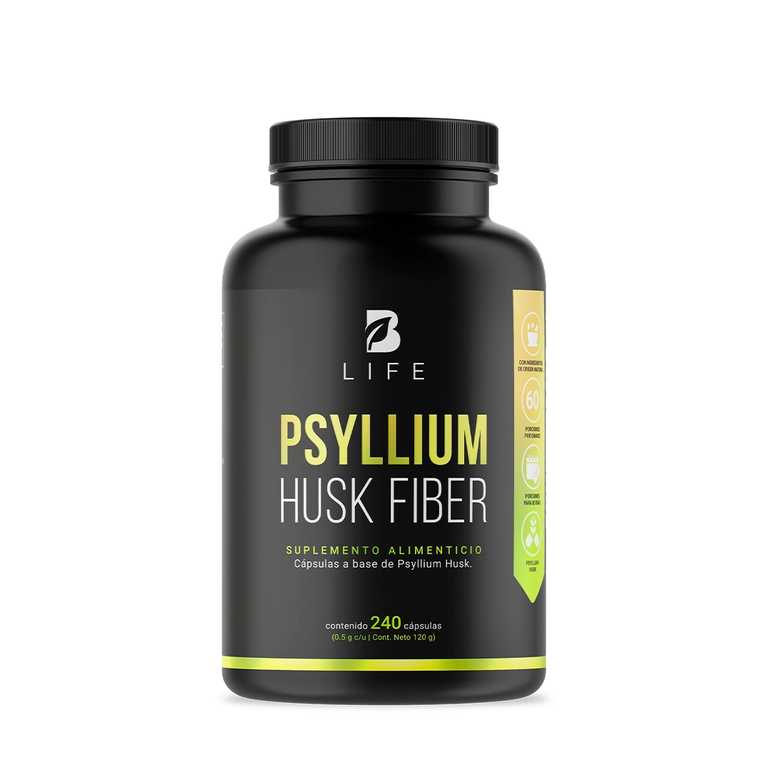 Cápsulas de Psyllium Husk | 2000 mg por Porción | 240 Cápsulas