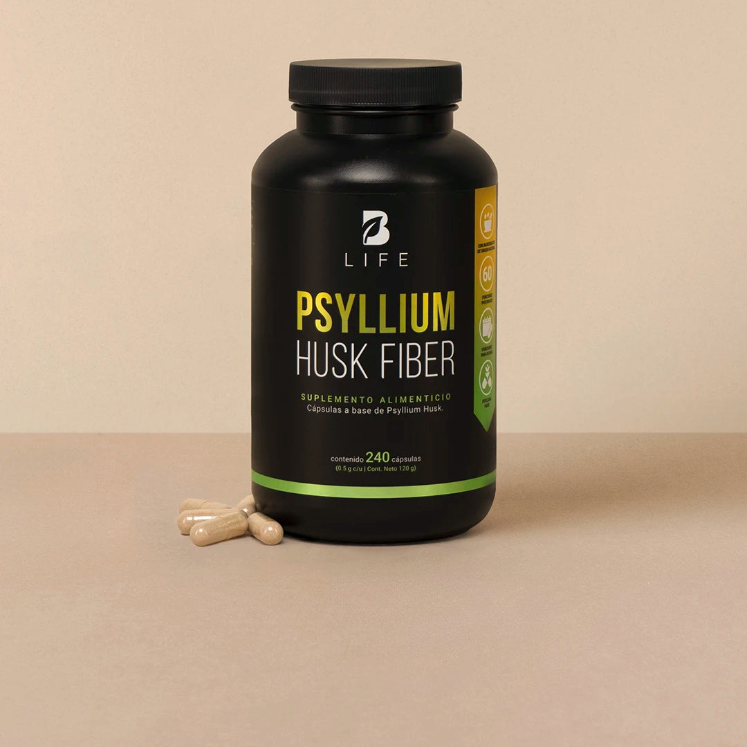 Cápsulas de Psyllium Husk | 2000 mg por Porción | 240 Cápsulas