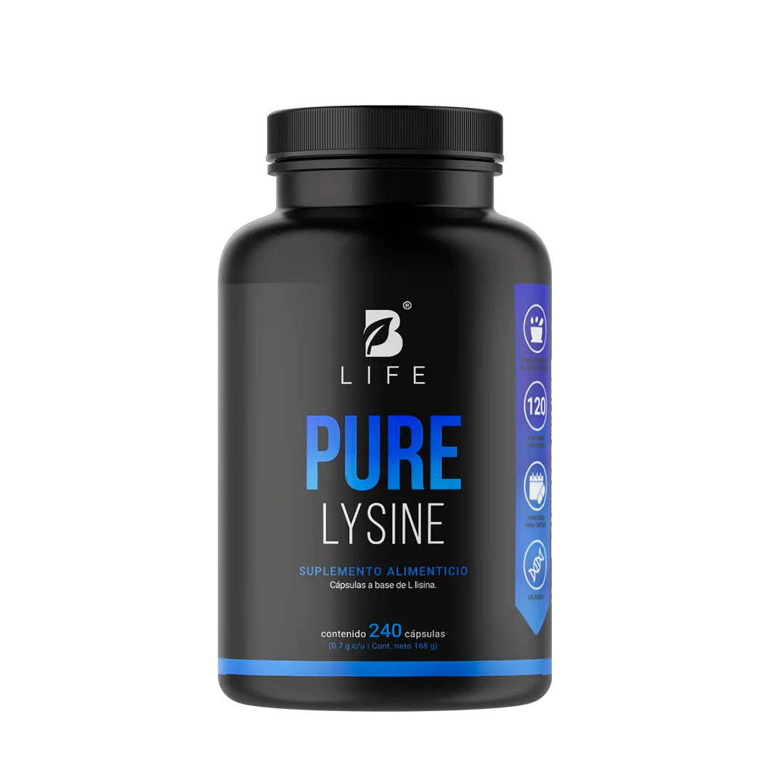 Lisina Pura | 240 cápsulas | 1400 mg por porción