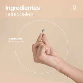 Shilajit Puro | Alta Pureza | 120 cápsulas