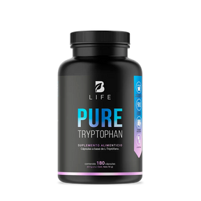 Pure Tryp-tophan | 180 cápsulas | 500 mg por Porción | Aminoácido Esencial