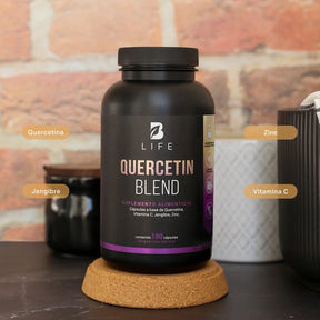 Quercetina | con Vitamina C, Jengibre y Zinc | 180 cápsulas