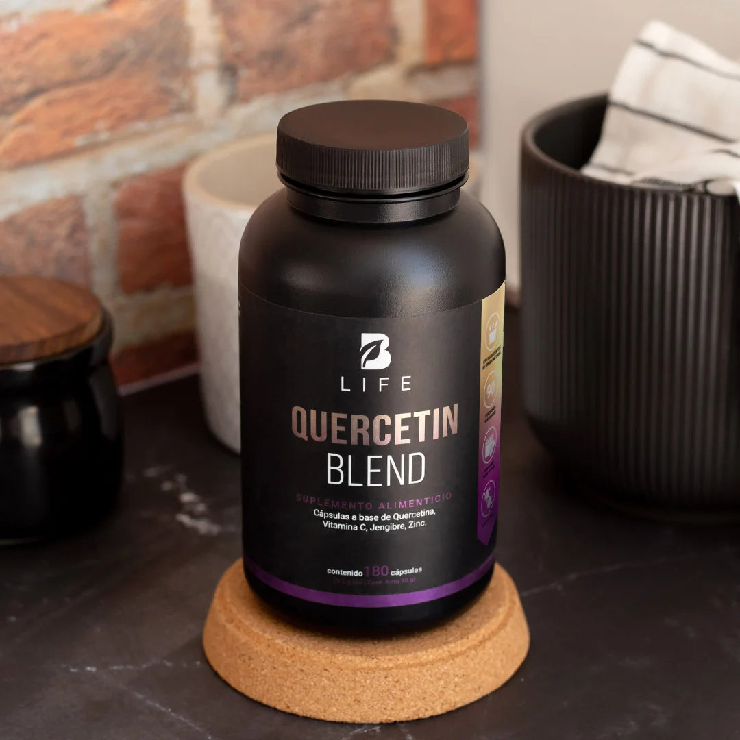 Quercetina | con Vitamina C, Jengibre y Zinc | 180 cápsulas