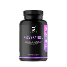 Resveratrol | con Uva Roja, Açaí, Vitamina C y Pimienta Negra | 1000 mg por porción