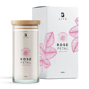 Rose Petal Aromatic Candle | Vela Aromática Pétalos de Rosa 600 g