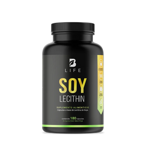 Lecitina de Soya Natural | 180 cápsulas | 1200 mg por Porción
