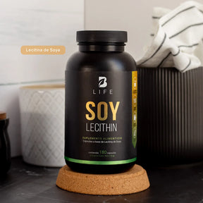 Lecitina de Soya Natural | 180 cápsulas | 1200 mg por Porción