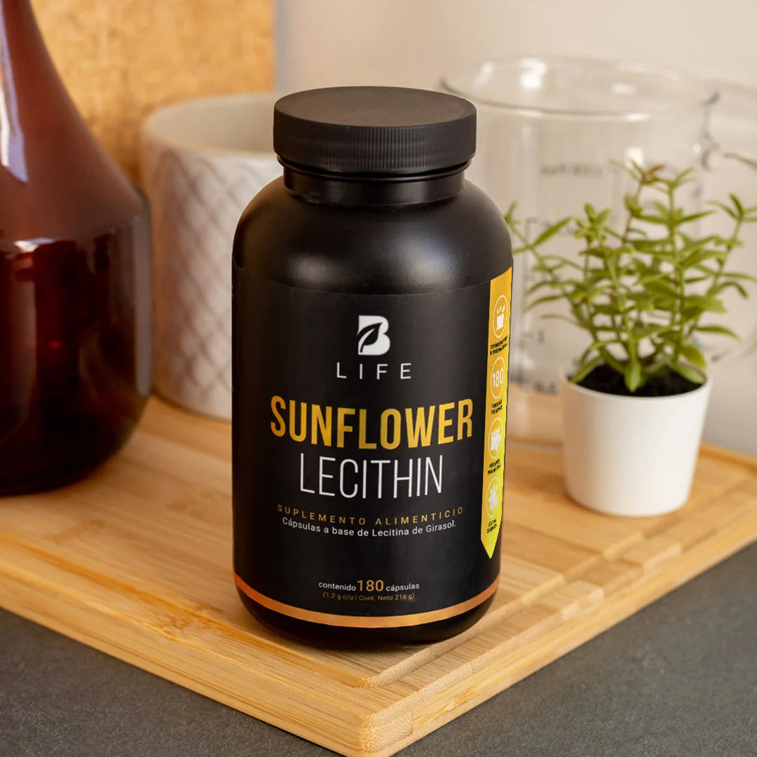 Lecitina de Girasol | 1200 mg | 180 cápsulas