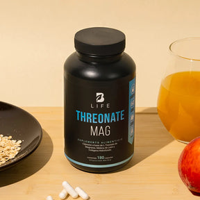 Treonato de Magnesio | con Melena de Leon y Colágeno Hidrolizado | 180 cápsulas