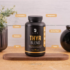 Mezcla de L-Tirosina, Cobre, Selenio, Yodo, Levadura de Arroz Rojo y B12 | 180 cápsulas