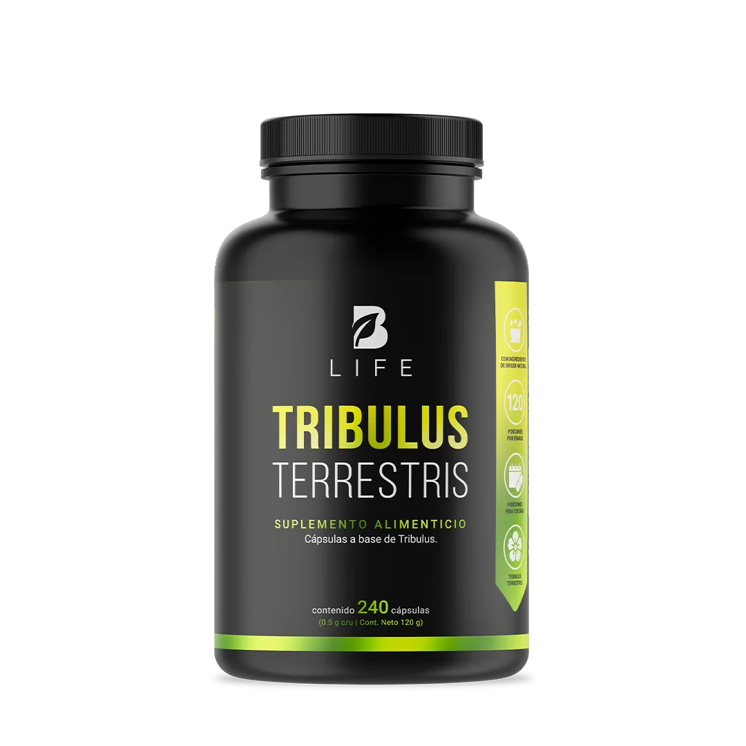 Tribulus Terrestris Estandarizado al 45% | 1000 mg por poción | 240 cápsulas