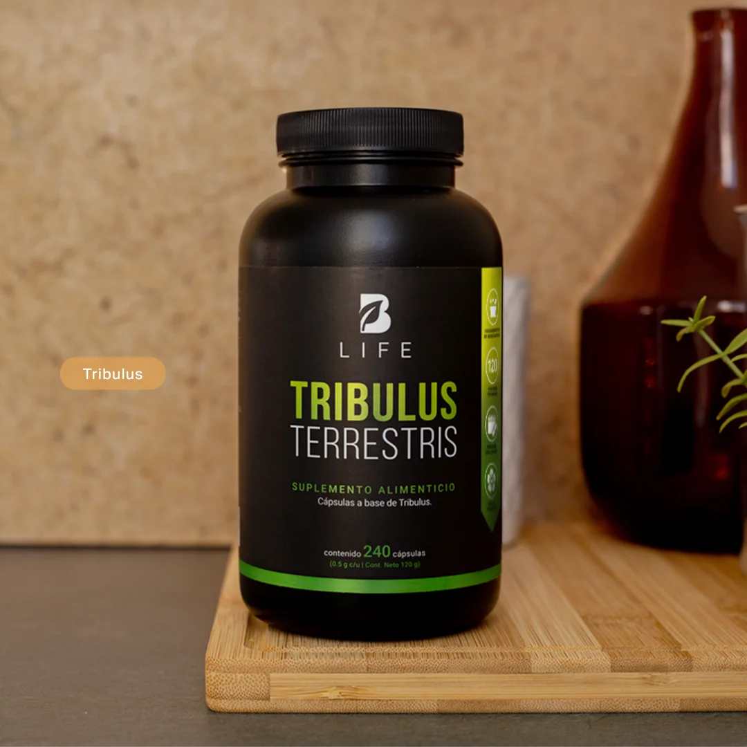 Tribulus Terrestris Estandarizado al 45% | 1000 mg por poción | 240 cápsulas