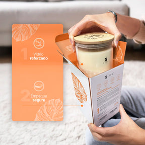 Tropical Sunset Aromatic Candle | Vela Aromática Frutas Tropicales 600 g