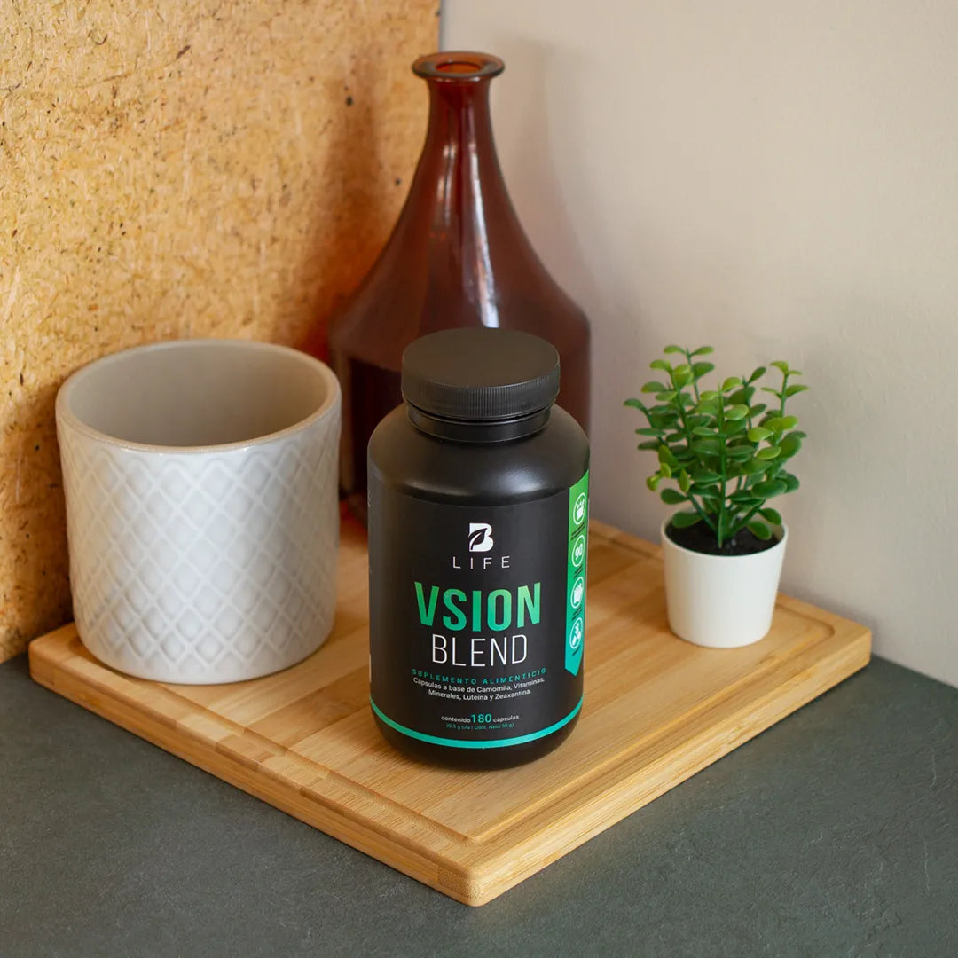 Mezcla de Camomila, Luteína y Zeaxantina | con Vitamina A, C, E, Zinc y Cobre