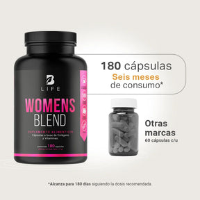 Multivitamínico para Mujer | Con Colágeno Hidrolizado, Biotina, Ácido Fólico y Vitaminas