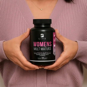 Multivitamínico para Mujer de Más de 40 Años | Con Colágeno, Maca, Inositol y Probióticos | 1000 mg por porción