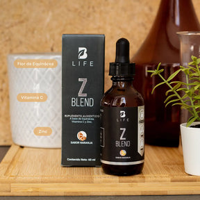Zinc Gotas | con Vitamina C y Equinácea | sabor Naranja | 60 pociones